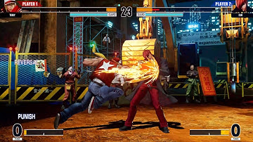 KOF XV TERRY vs IORI:The King of Fighters XV kof15 SNK fighting game NEOGEO fatl fury garou