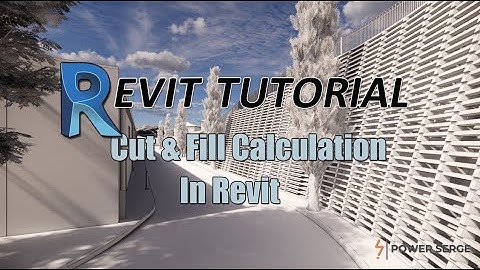 Revit | Cut & Fill Schedules