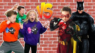 Ninja Kidz Team Up With Robin To Save Batman From The Joker