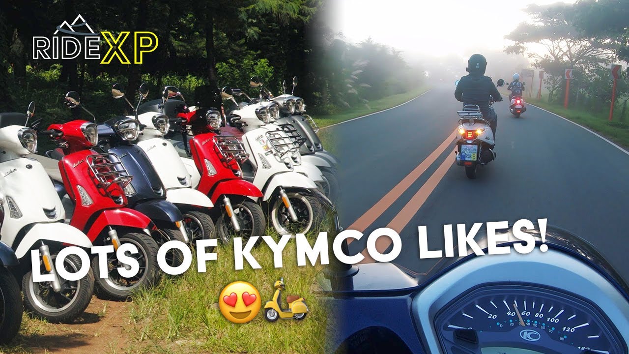 So Many Scooters! Kymco Like 150i Group Ride 4K | Marilaque at Sunrise | Calming Ride