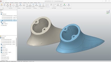 Workflow: Car mirror bracket reverse engineering (hybrid modeling) | QUICKSURFACE