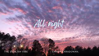 All night ( Lyric ) Resimi