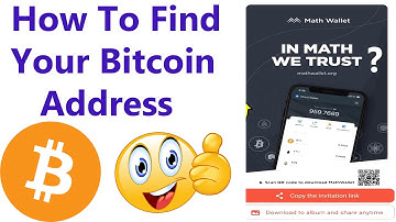 How To Find Bitcoin Wallet ID in Math Wallet | Bitcoin Wallet