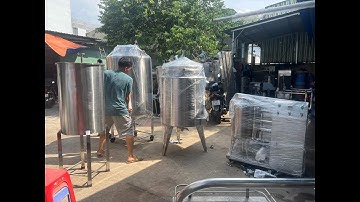 Nồi chưng cất tinh dầu 1500 lít giá rẻ tại TP Hồ Chí Minh. Nồi chưng cất tinh dầu công nghiệp