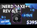 NerdQaxe++ Rev 6.1 | 6 TH/s Solo Bitcoin Miner