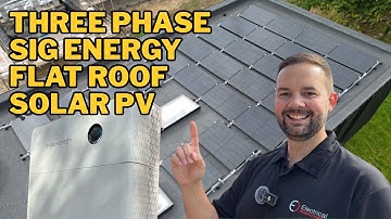 Huge SigEnergy Project with 3 Phase System and Flat Roof Solar PV
