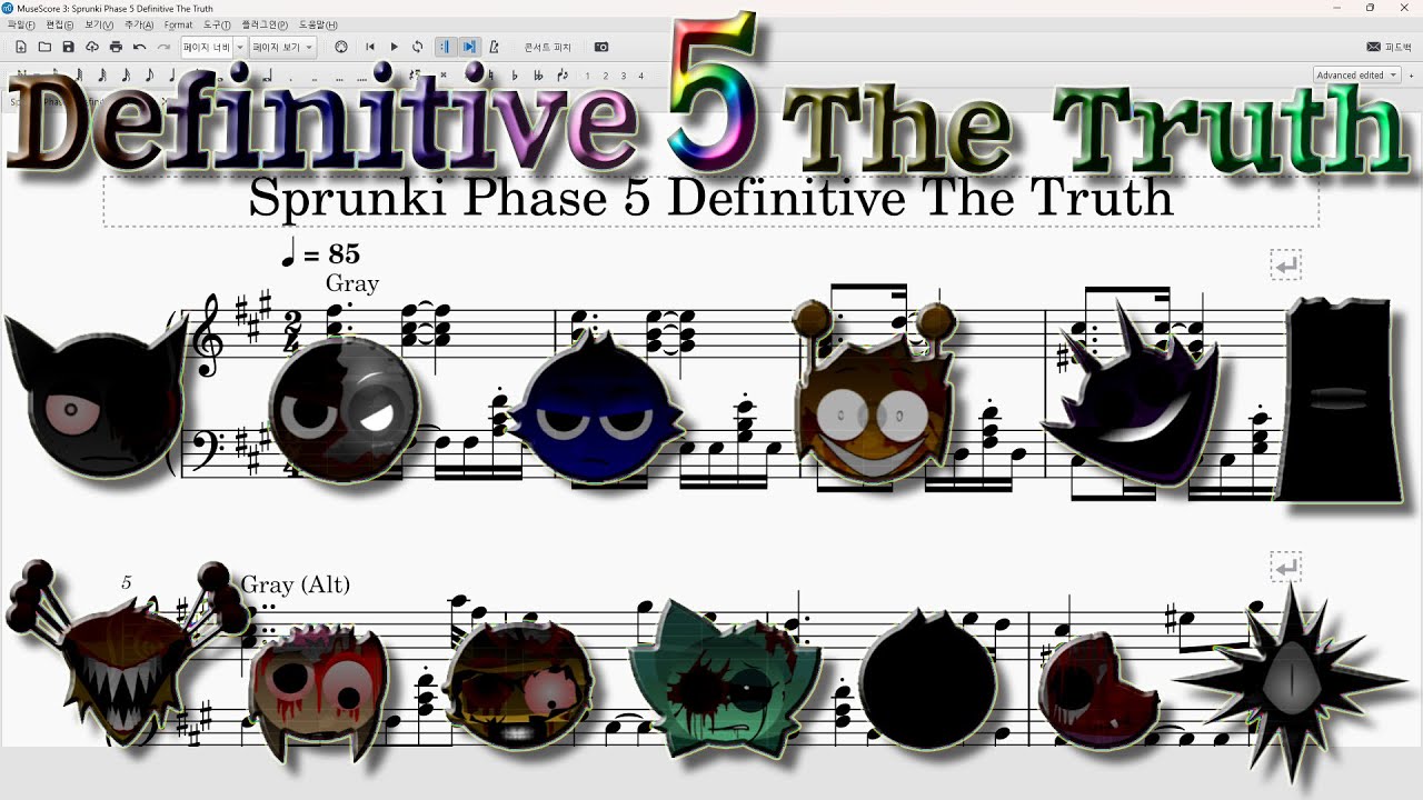 Sprunki Phase 5 Definitive The Truth | 🎵 Sheet Music 🎼