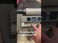Pre cooling 12v fridge for jackery 290 #shorts