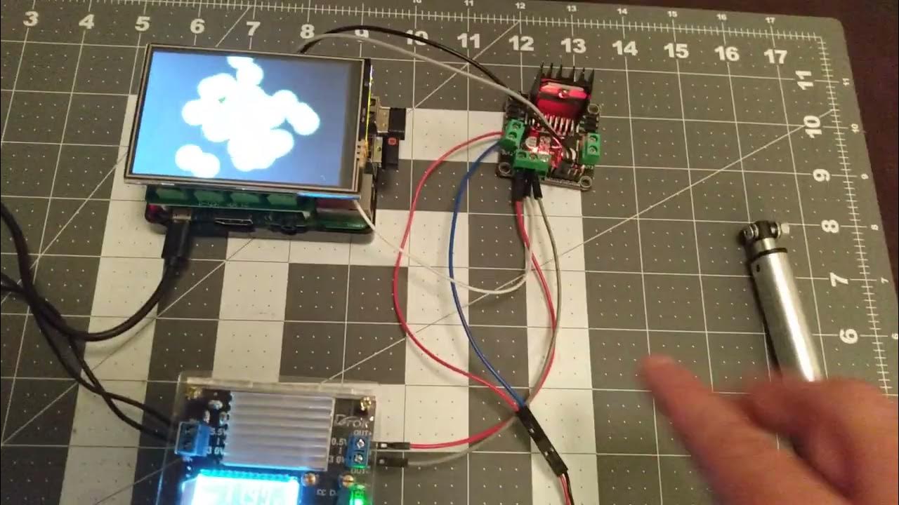 Raspberry pi controlling a 12 linear actuator with a buck/boost