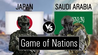 Japan vs Saudi Arabia Military power comparison