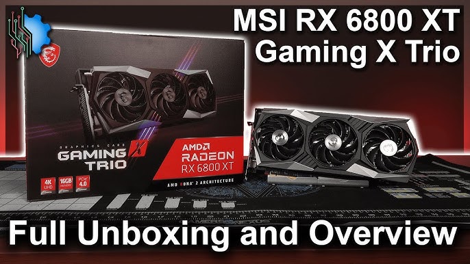  MSI Gaming Radeon RX 6800 XT 16GB GDRR6 256-Bit HDMI