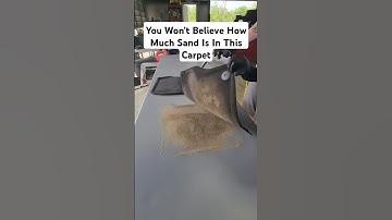 How To Get Sand Out Of Carpet Floor Mats #autodetail #detailing #detailer #cardetailing
