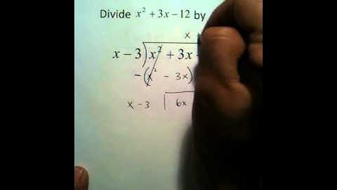 Moya Math Algebra 2 (Dividing Polynomials Using Long Division 1)