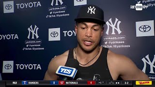 Giancarlo Stanton after hitting two HR