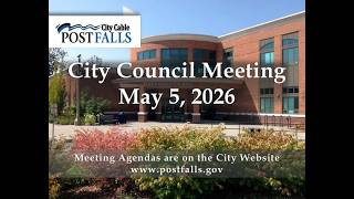 Post Falls City Council Meeting - May 5, 2026