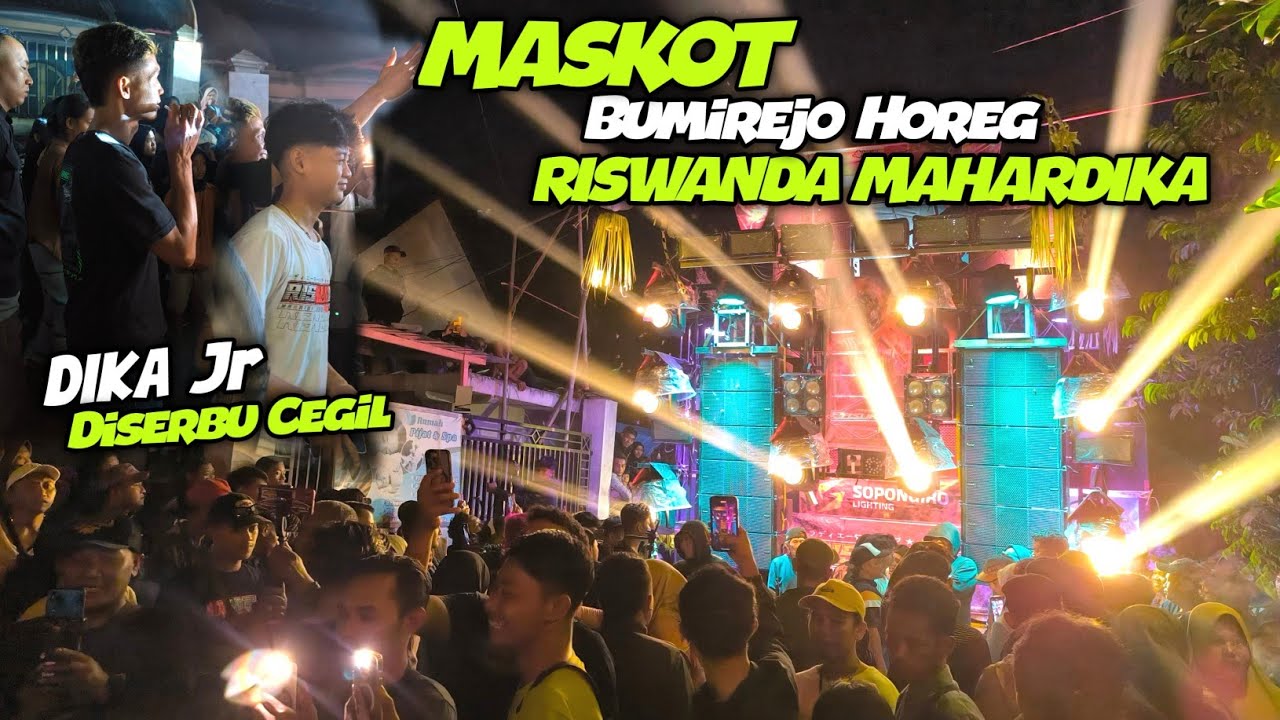 Maskot nya Keluar,,Listrik Desa Langsung padam 🔥RISWANDA MAHARDIKA Start karnaval Bumirejo