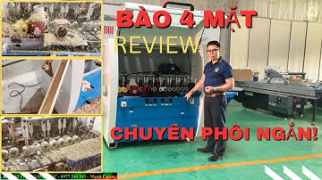 Review và bàn giao máy bào 4 phôi ngắn tại Vĩnh Phúc WM-415GH