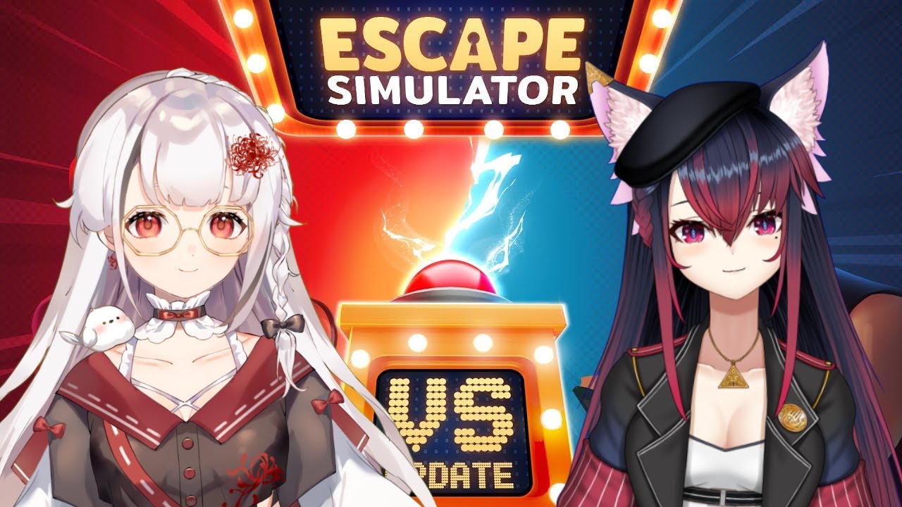 【ESCAPE SIMULATOR】嗨 我們又來燒腦了,這次也會很順利對吧? ft.夜見愛夢 @aiyuyorumi | MYViki