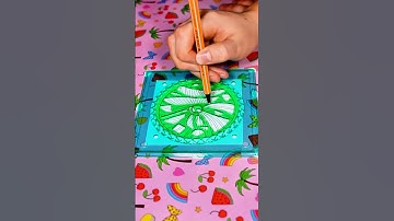 RELAXING SPIROGRAPH PATTERN  #art #spirograph #colorful #colors #creative #mesmerizing #satisfying