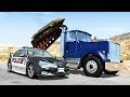Crazy Police Chases #28 - BeamNG Drive Crashes