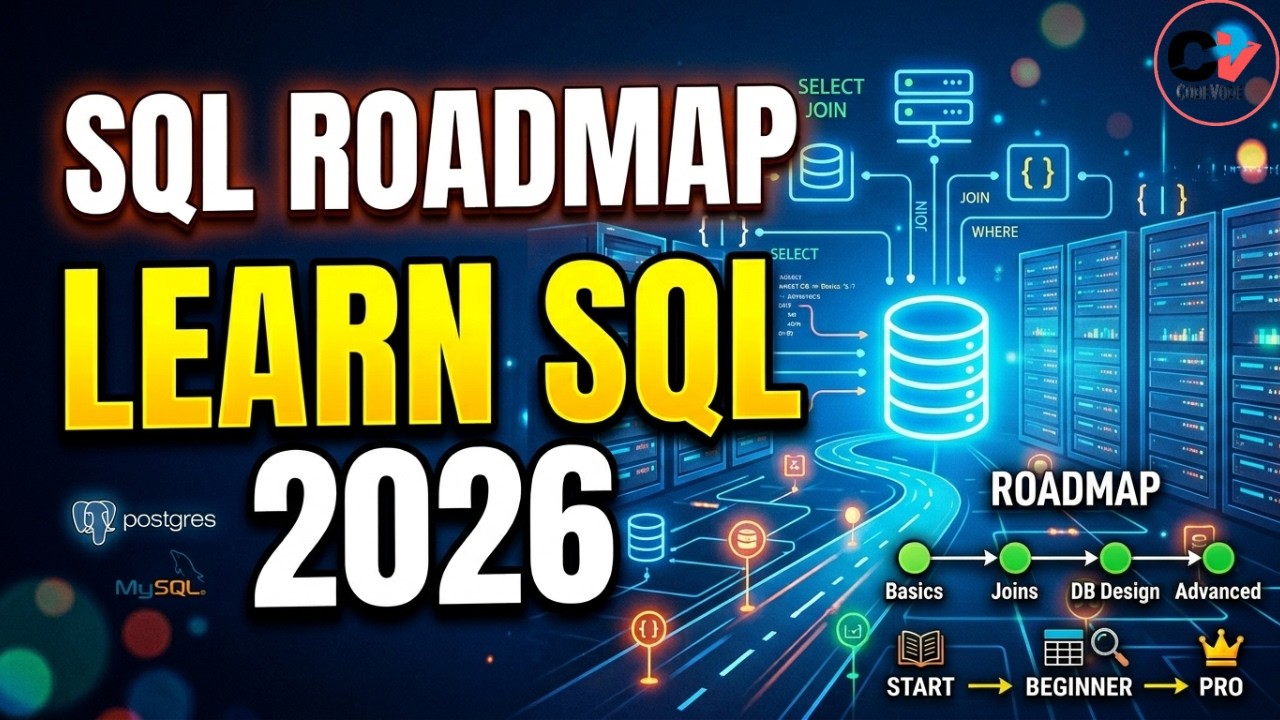 SQL Roadmap for Beginners 2026 🔥 Course Curriculum - YouTube