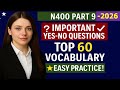 Important Yes/No Questions + Top 60 Vocabulary for U.S. Citizenship Interview 2025 – Easy Practice!