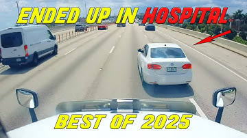 BEST OF SEMI-TRUCKS ROAD RAGE | Road Rage, Brake Checks, Karens | BEST OF THE YEAR