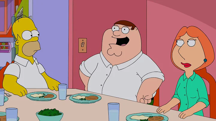 Family Guy - Dinner with the Simpsons