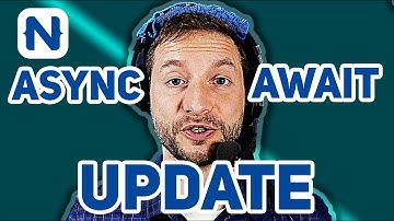 Async Await in NativeScript UPDATE