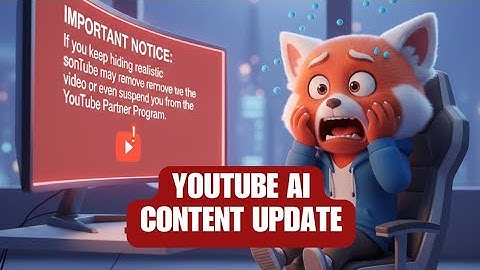 Youtube AI Content Update