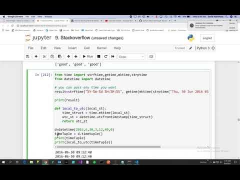 python - two ways to calculate utc time from local time - YouTube