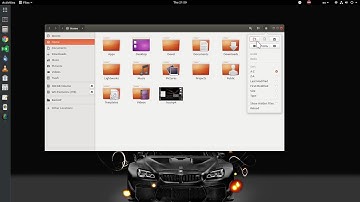 Ubuntu 17.10 / GNOME 3.24 | Default Themes (Ambiance / Humanity)