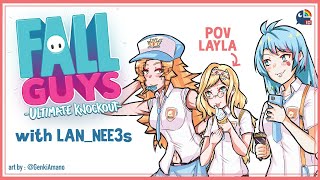 【Fall Guys】Akhirnya Berjatuhan Lagi, Bareng #LAN_NEE3s! 【NIJISANJI ID | Layla Alstroemeria】