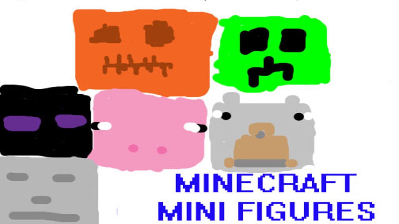 Minecraft Minifigures - YouTube