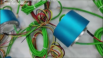 Servo Encoder Slip Rings for CNC machines and Package machinery