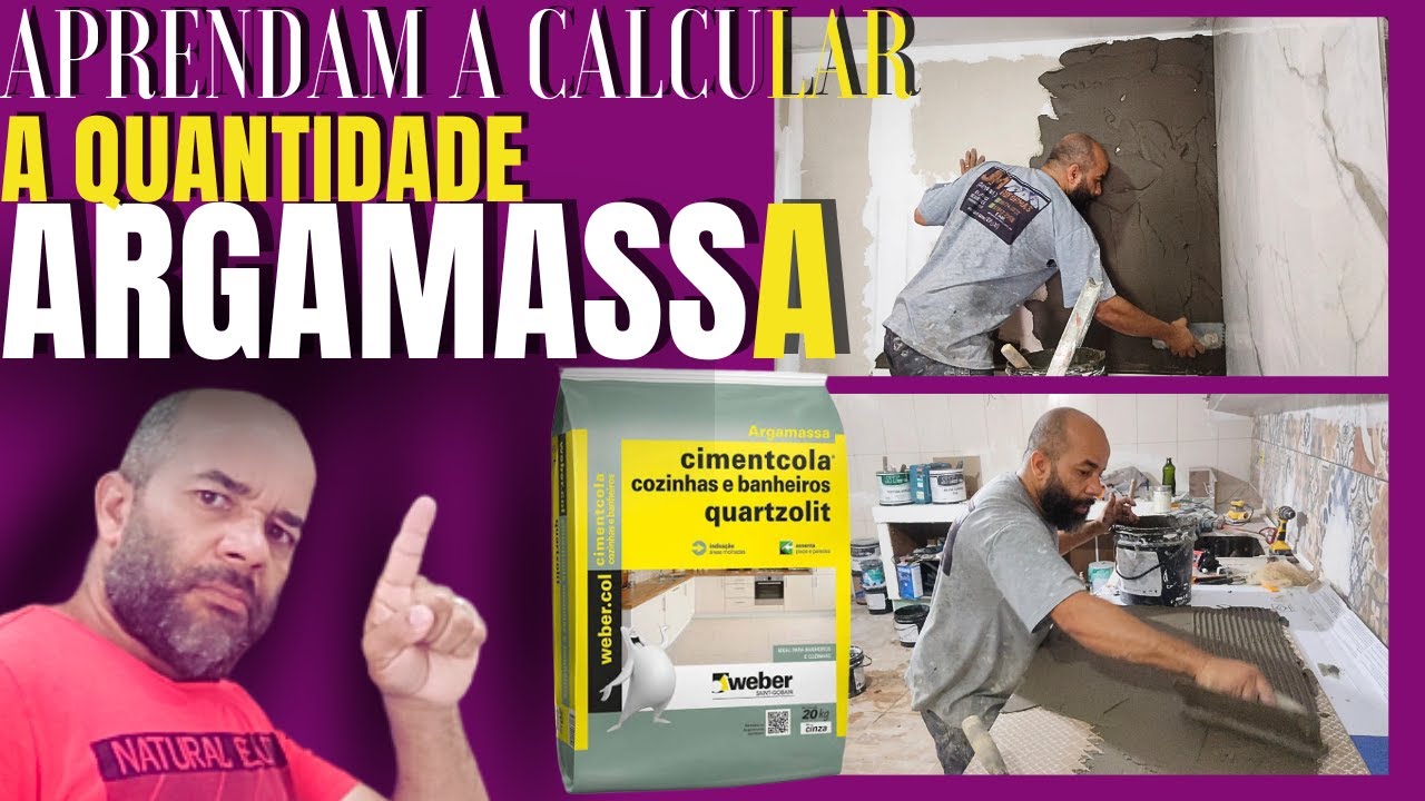Como CALCULAR a QUANTIDADE de ARGAMASSA por METRO QUADRADO? - YouTube