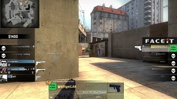 Pistol round ace clutch 1v3 overpass - Counter-Strike: Global Offensive