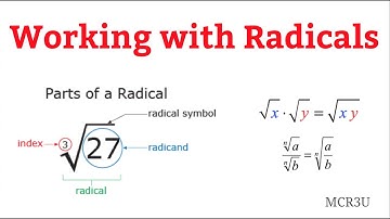 Working With Radicals (MCR3U)