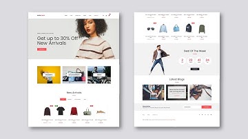 How To Make Complete Responsive E-COMMERCE Website Using HTML | CSS | JS | BOOTSTRAP | Step By Step