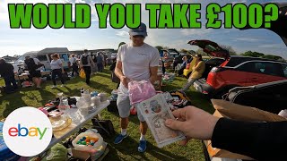 Spending £100 at the CARBOOT with ONE SELLER | Buying out Sellers at the #carboot