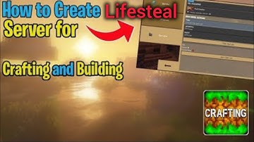 How to Make Lifesteal Server in Crafting & Building | Full Tutorial (Hindi) 2025