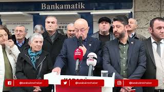 CHP KARABÜK İL BAŞKANI VEDAT YAŞAR’DAN 6 ŞUBAT AÇIKLAMASI