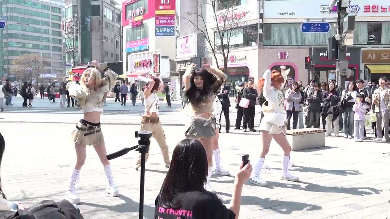 신곡.cococo genblue 幻藍小熊 - 젠블루 ( GENBLUE ) 대만 걸그룹 - 신촌 명물쉼터 버스킹 .