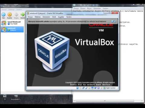 virtualbox' da  windows 8.1 kurulumu