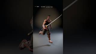 Metin2 warrior redesign: before and after, original skeleton and animations #shorts