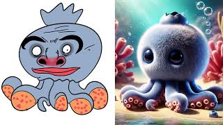 All Italian Brainrot Animals Funny Drawing Meme L Bombardino Crocodilo, Tung Tung Tung Sahur Memes