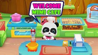 Mimi Cafe Little Chef - A Cafe Chef Little Panda Making Soup with Noodle and Omelette | BabyBus Game screenshot 5