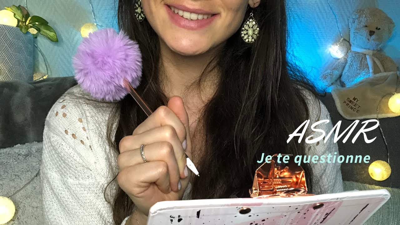 ASMR FR ☽ Test de personnalité (Roleplay) - ✏️ Questionnaire de Proust ✏️- écriture, chuchotements