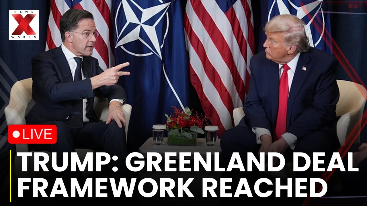 Trump LIVE: Trump Announces ‘Framework’ Reached for Greenland Deal after Meeting with NATO Chief