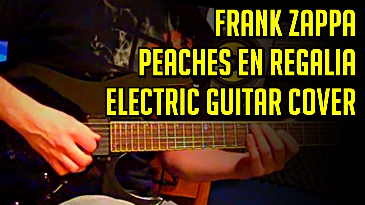 Frank Zappa Peaches en Regalia Electric Guitar Cover YouTube